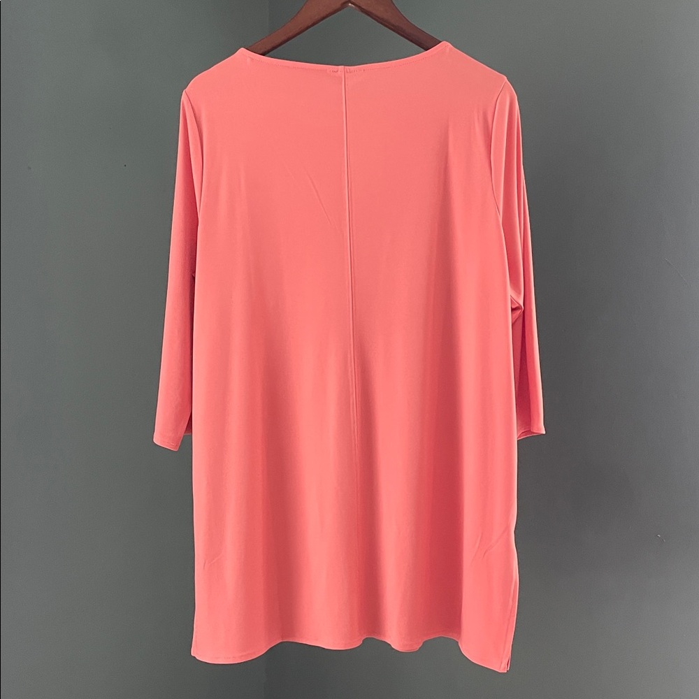 Alfani Coral Women's Tunic Top - Picture 3 of 3